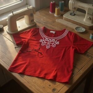 Beautiful Elevated Red T-Shirt